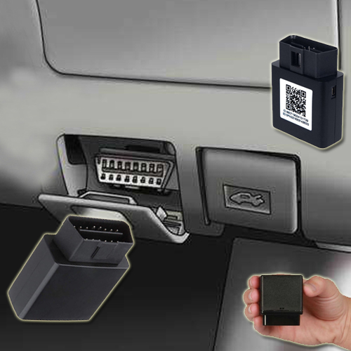 plugging obd tracking device into obd port